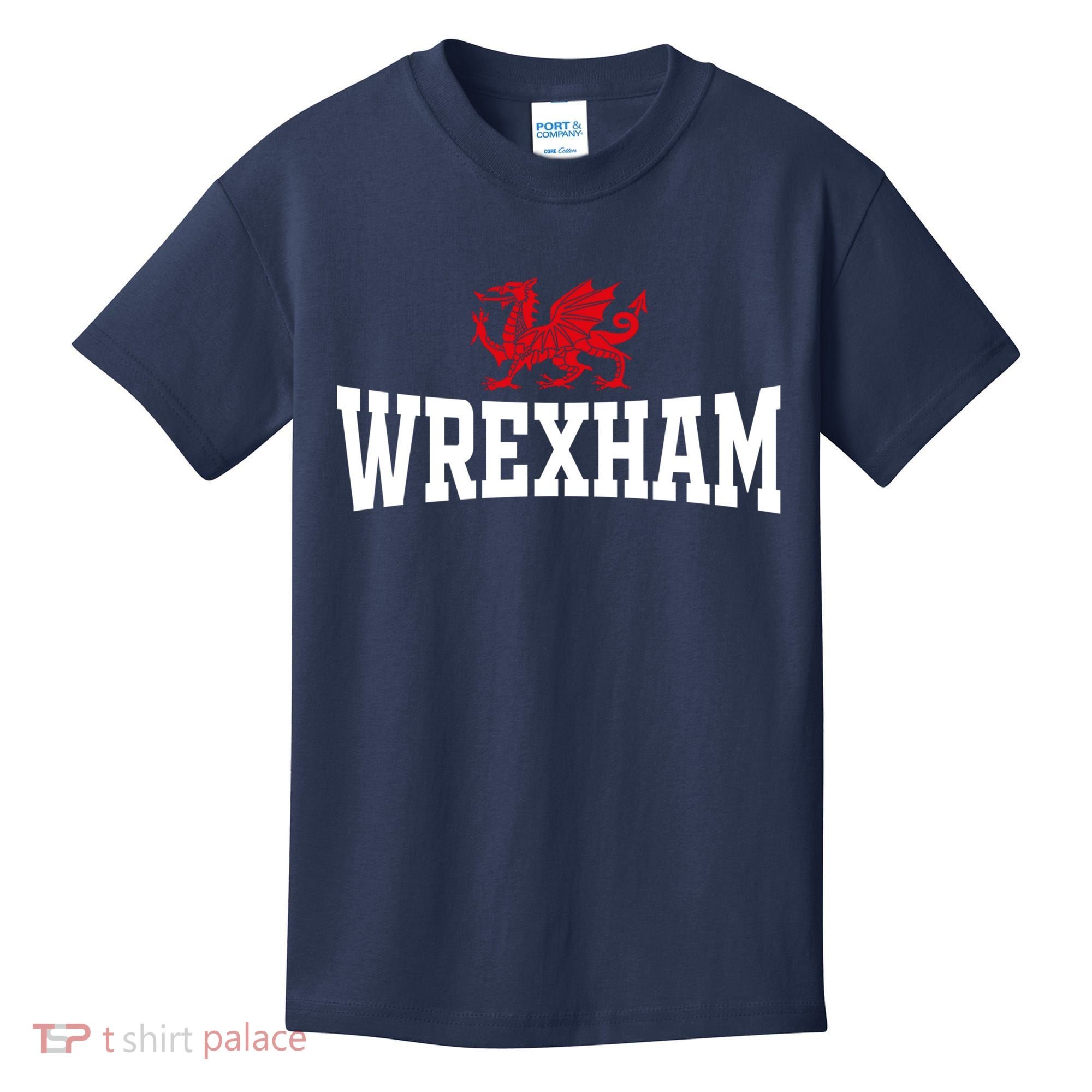 Wrexham Wales Red Dragon Wrecsam Kids T-Shirt