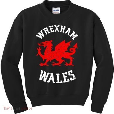 Wrexham Wales Retro Vintage Kids Sweatshirt