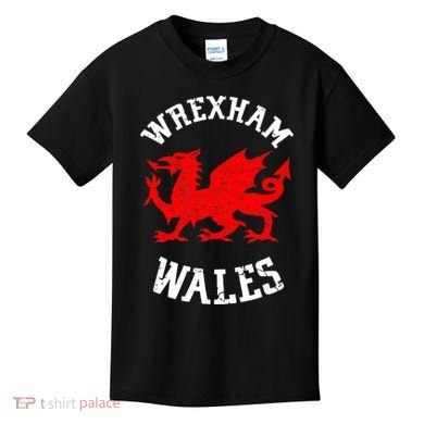 Wrexham Wales Retro Vintage Kids T-Shirt