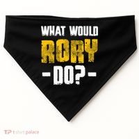 What Would Rory Do Funny Name Rory USA-Made Doggie Bandana thumb 0
