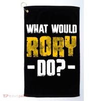 What Would Rory Do Funny Name Rory Golf Towel thumb 0