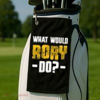 What Would Rory Do Funny Name Rory Golf Towel thumb 2