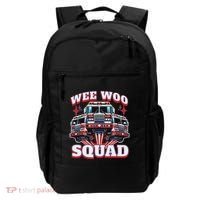 Wee Woo Squad Firefighter Fire Trucks Backpack thumb 0