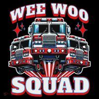 Wee Woo Squad Firefighter Fire Trucks Ornament thumb 1