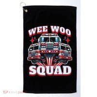 Wee Woo Squad Firefighter Fire Trucks Golf Towel thumb 0