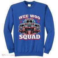 Wee Woo Squad Firefighter Fire Trucks Sweatshirt thumb 0