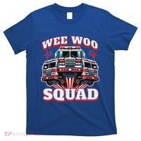 Wee Woo Squad Firefighter Fire Trucks T-Shirt thumb 0
