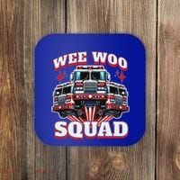 Wee Woo Squad Firefighter Fire Trucks Coaster thumb 0