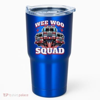 Wee Woo Squad Firefighter Fire Trucks Tumbler