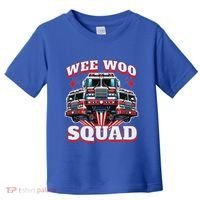 Wee Woo Squad Firefighter Fire Trucks Toddler T-Shirt thumb 0