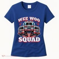 Wee Woo Squad Firefighter Fire Trucks Women's T-Shirt thumb 0