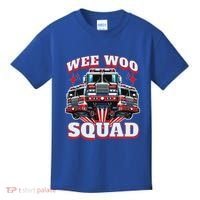 Wee Woo Squad Firefighter Fire Trucks Kids T-Shirt thumb 0