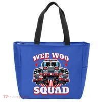 Wee Woo Squad Firefighter Fire Trucks Tote Bag thumb 0