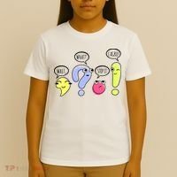 Wait What Stop It I Agree Funny Grammar Teacher Punctuation T-Shirt thumb 4