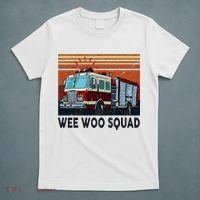 Wee Woo Squad Fire Truck Firefighter Vintage T-Shirt thumb 5