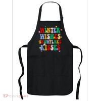 Winter Wishes Snowflake Kisses Retro Christmas Apron thumb 0