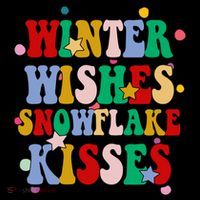 Winter Wishes Snowflake Kisses Retro Christmas Coffee Mug thumb 5