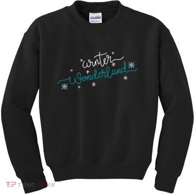 Winter Wonderland Snowflake Kids Sweatshirt