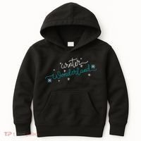 Winter Wonderland Snowflake Kids Hoodie thumb 0