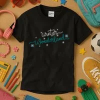Winter Wonderland Snowflake Kids T-Shirt thumb 3