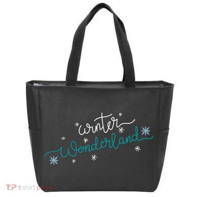 Winter Wonderland Snowflake Tote Bag