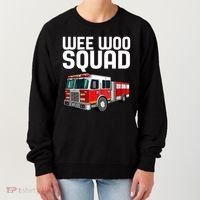 Wee Woo Squad Funny Firefighter Firetruck Women's Sweatshirt thumb 0