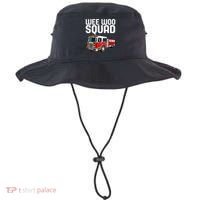 Wee Woo Squad Funny Firefighter Firetruck Bucket Hat thumb 0