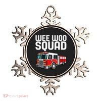 Wee Woo Squad Funny Firefighter Firetruck Ornament thumb 0
