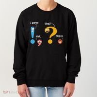 Wait What Stop It I Agree Funny English Grammar Teacher Women's Sweatshirt thumb 0