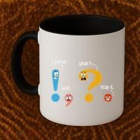 Wait What Stop It I Agree Funny English Grammar Teacher Coffee Mug thumb 2