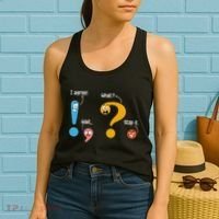 Wait What Stop It I Agree Funny English Grammar Teacher Women's Tank Top thumb 2