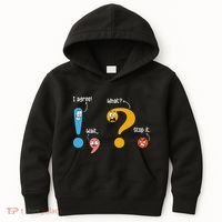 Wait What Stop It I Agree Funny English Grammar Teacher Kids Hoodie thumb 0