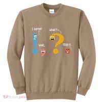 Wait What Stop It I Agree Funny English Grammar Teacher Sweatshirt thumb 0