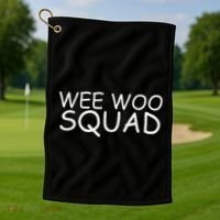 Wee Woo Squad Fire Truck Golf Towel thumb 1