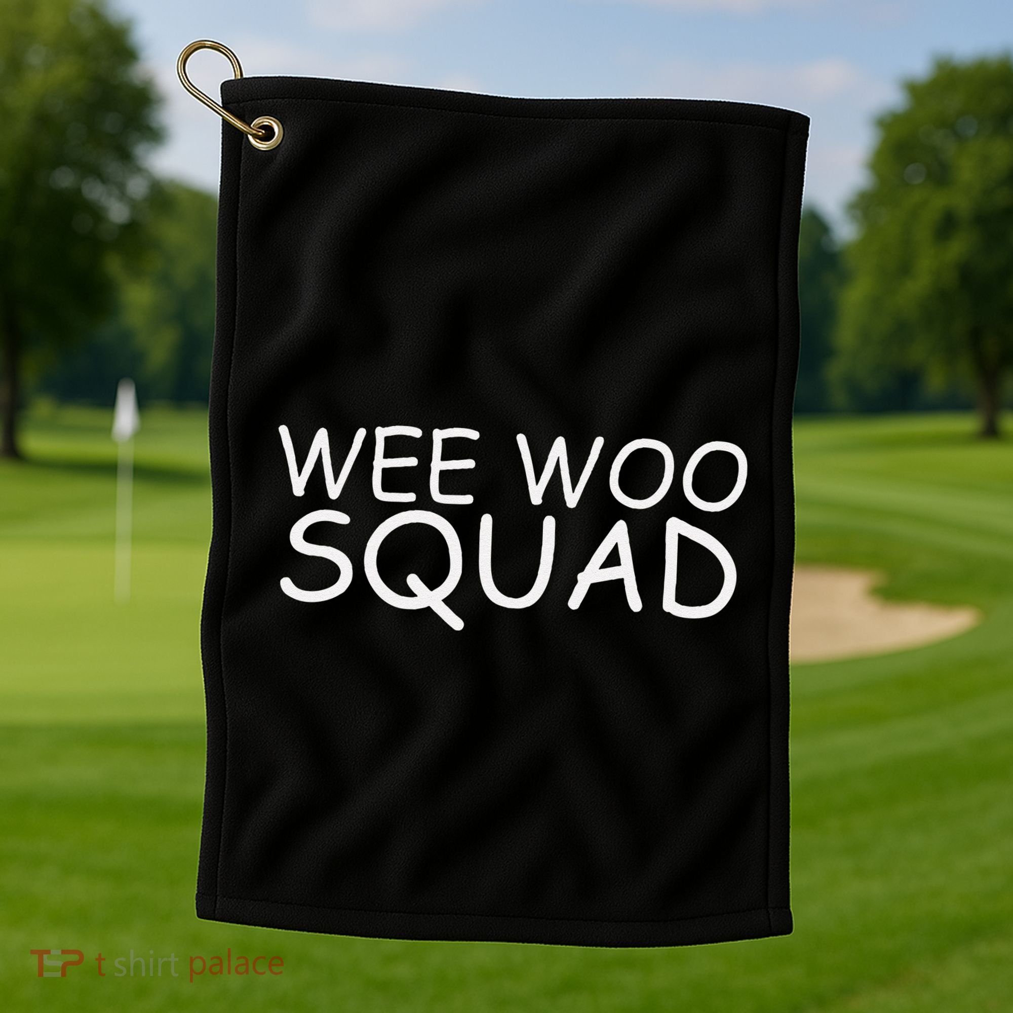 Wee Woo Squad Fire Truck Golf Towel