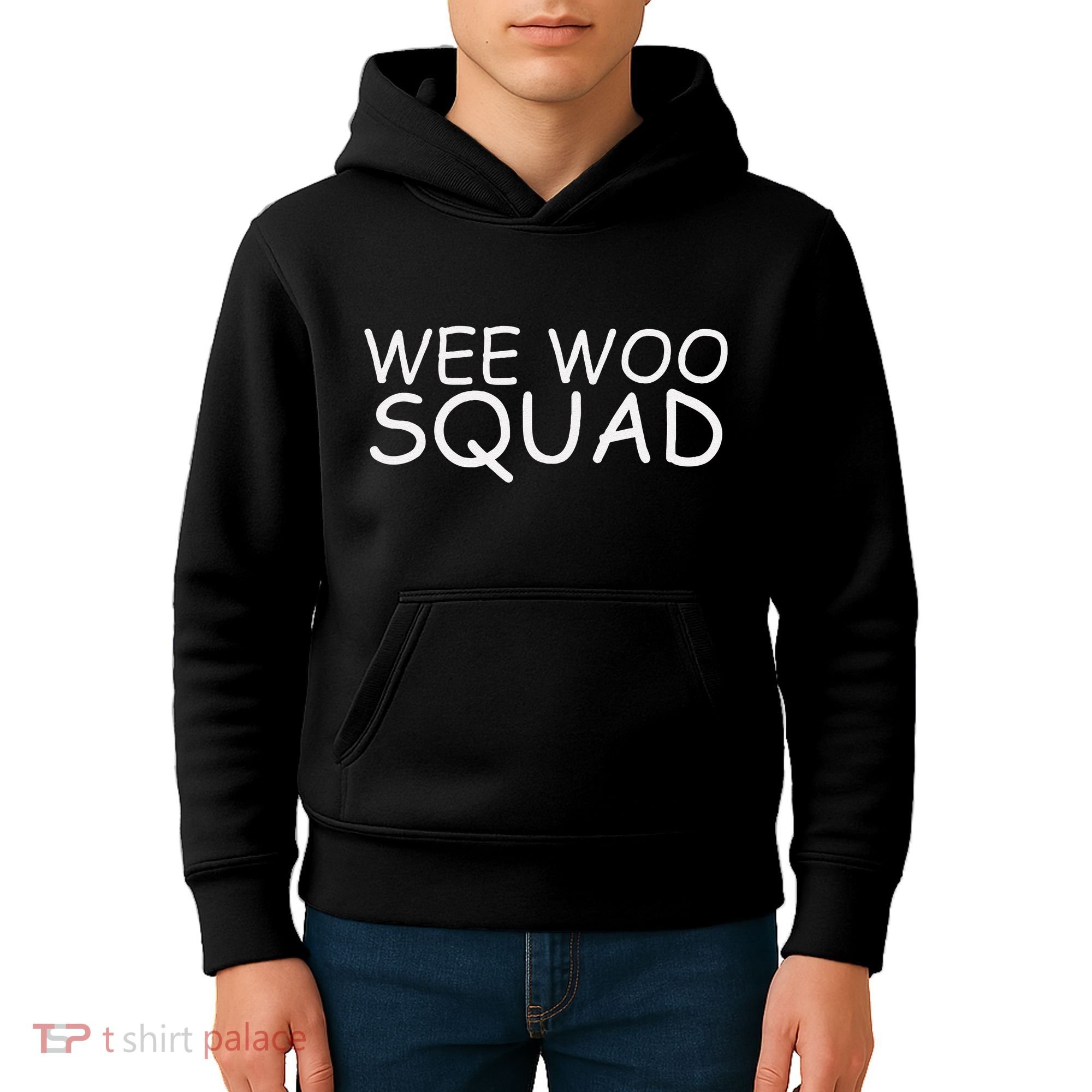 Wee Woo Squad Fire Truck Kids Hoodie