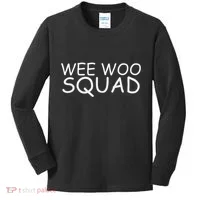 Wee Woo Squad Fire Truck Kids Long Sleeve Shirt thumb 0