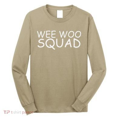 Wee Woo Squad Fire Truck Long Sleeve Shirt