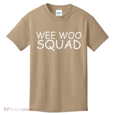 Wee Woo Squad Fire Truck Kids T-Shirt