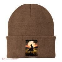 Wild West Sunset Rider Girl Beanie thumb 0