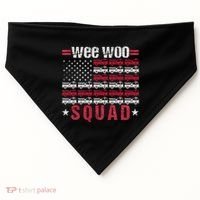Wee Woo Squad Fire Truck USA-Made Doggie Bandana thumb 0