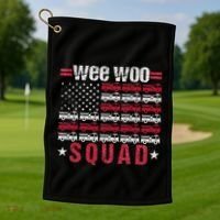Wee Woo Squad Fire Truck Golf Towel thumb 1