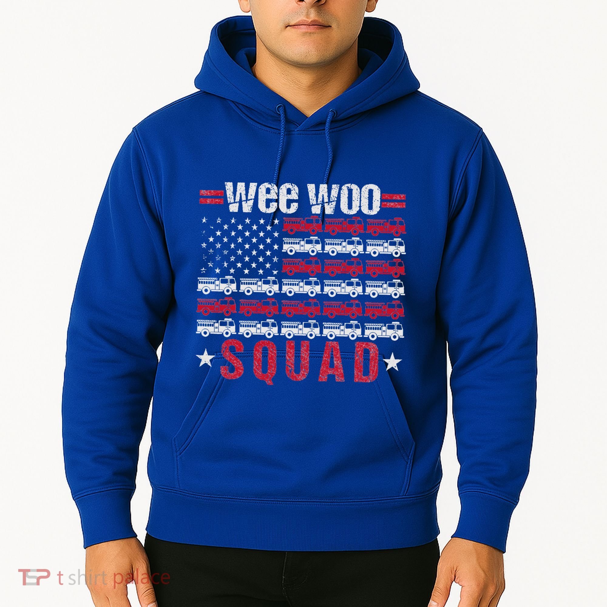 Wee Woo Squad Fire Truck Hoodie