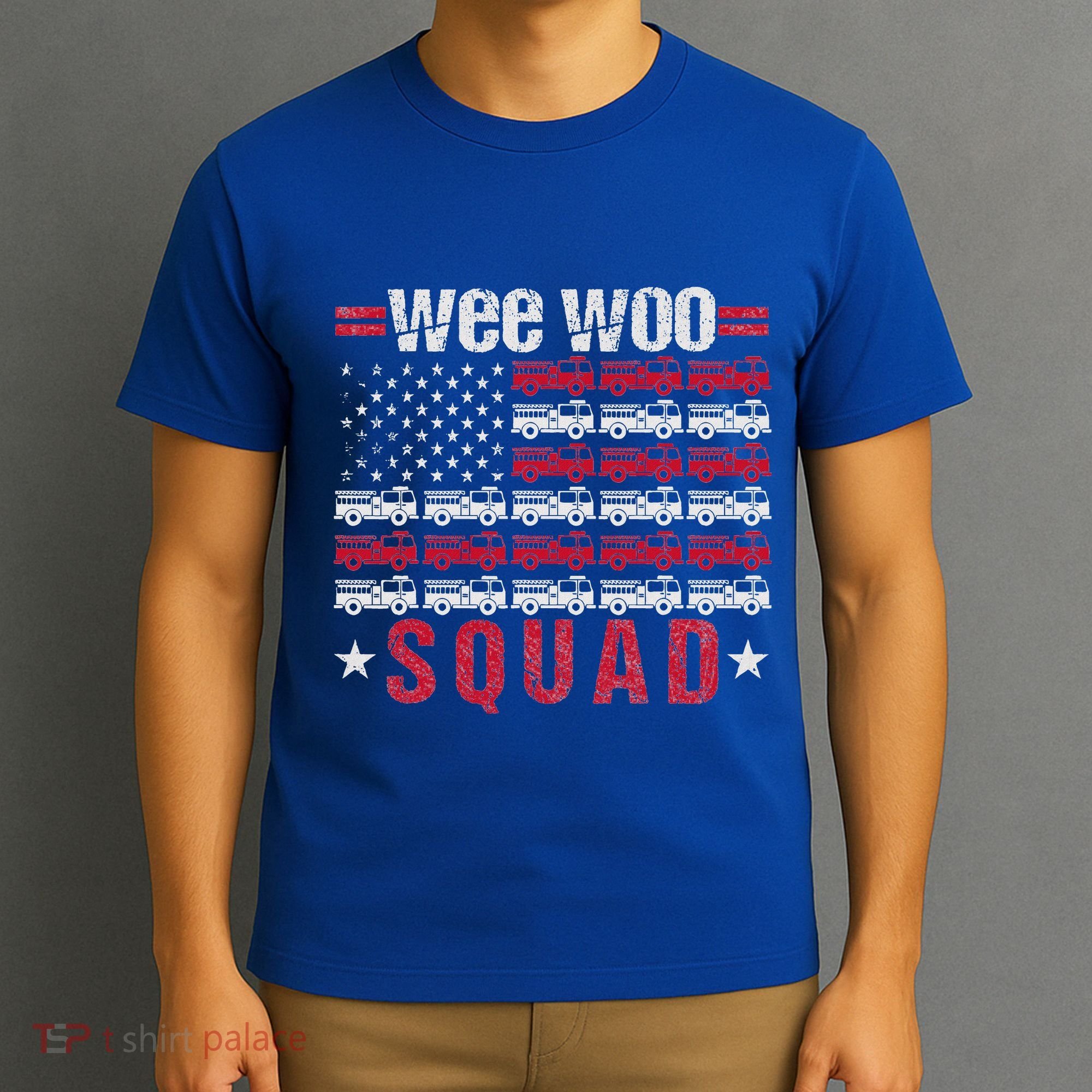Wee Woo Squad Fire Truck T-Shirt