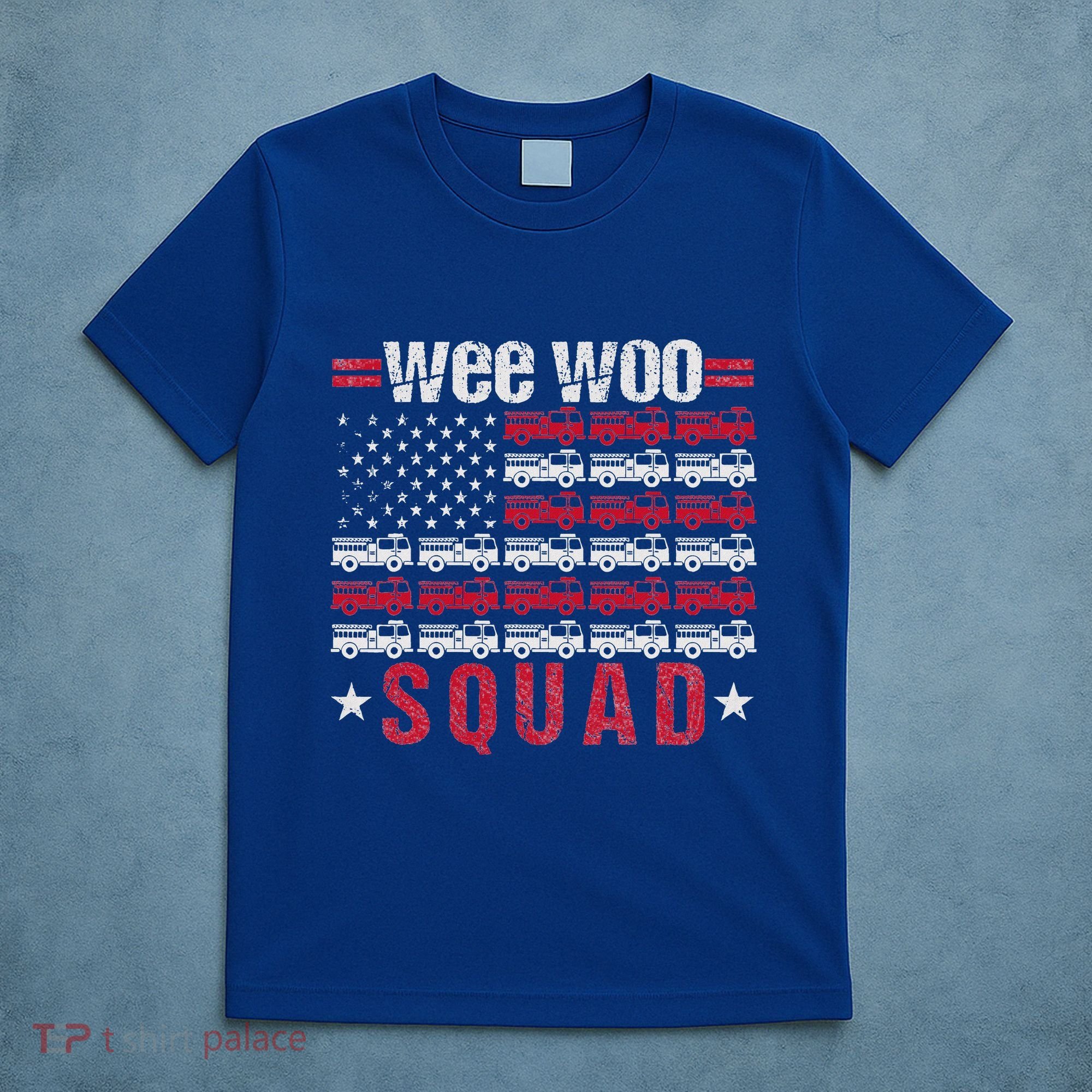Wee Woo Squad Fire Truck T-Shirt