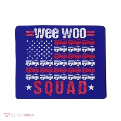 Wee Woo Squad Fire Truck Mousepad