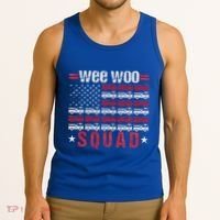 Wee Woo Squad Fire Truck Tank Top thumb 3