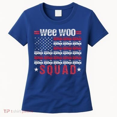 Wee Woo Squad Fire Truck Women's T-Shirt