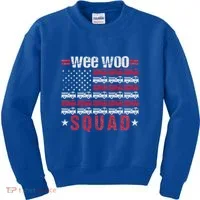Wee Woo Squad Fire Truck Kids Sweatshirt thumb 0