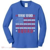 Wee Woo Squad Fire Truck Kids Long Sleeve Shirt thumb 0